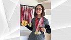 Öğrencimiz Miray Aydın Yüzme Yarışlarından 5 Altın Madalya İle Döndü 