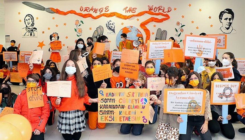 Okulumuzda Orange The World Etkinlikleri Gerçekleştirildi