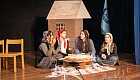 Ortaokul Tiyatro Kulübümüz Komşu Köyün Delisi İsimli Tiyatro Oyununu Sahneledi