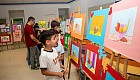 İlkokul Öğrencilerimiz Karma Resim Sergisinde Hayal Güçlerini Tuvale Taşıdı