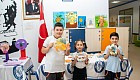 İlkokul Öğrencilerimiz Karma Resim Sergisinde Hayal Güçlerini Tuvale Taşıdı