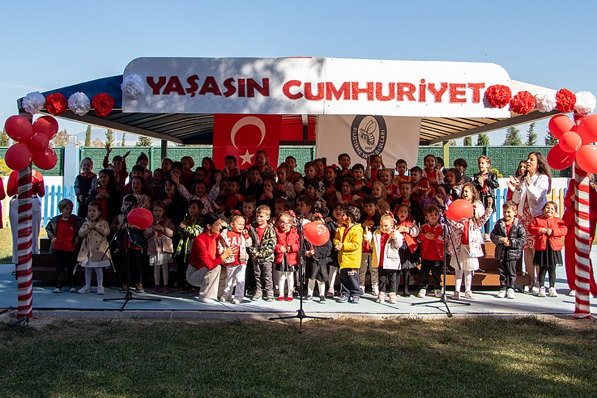  Anaokulu Öğrencilerimizle Cumhuriyetimizin 101. Yaşını Kutladık