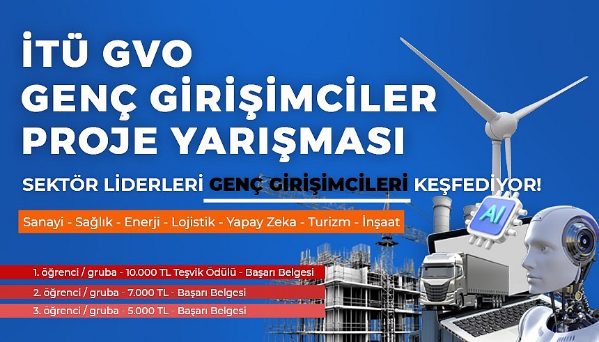 İTÜ GVO Genç Girişimciler Proje Yarışması İçin Geri Sayım Başladı! 